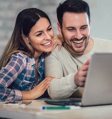 Pareja feliz
